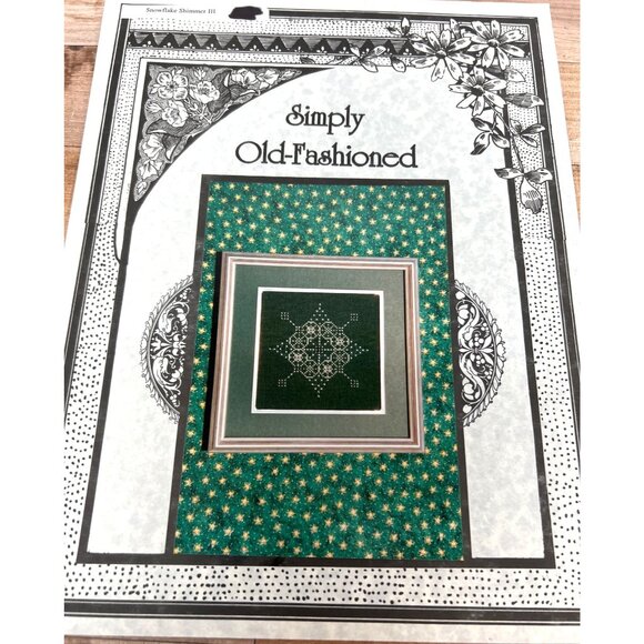 Simply Old-Fashioned Cross Stitch Pattern Star Design - Picture 2 of 3